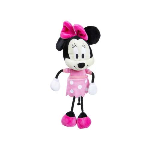 Minnie Mouse plush toy, 23 cm, pink dress with white polka dots