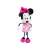 Jucărie de pluș Minnie Mouse, 23 cm, rochie roz cu buline albe