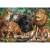 Detailed image of a Clementoni 500-piece wild cats puzzle