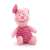 Piglet plush toy, 25 cm, pink, Winnie the Pooh