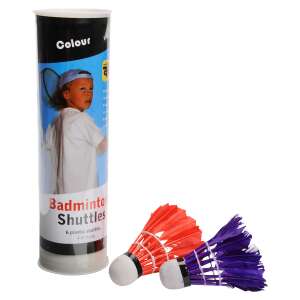 Set de 6 navete de badminton colorate, perfecte pentru jocul recreativ - Rachete de badminton, mingi si echipamente