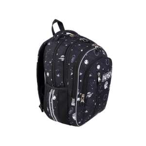 St.Right NASA BP68 15 Zoll schwarzer Schulrucksack mit Planeten- und Sternendesign - Unipap