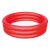 Pusty czerwony dmuchany basen dla dzieci Bestway 3-Ring 152x30cm