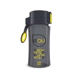 Sticlă de apă negru și galben, 450ml, Eau by Ars Una - Transportatori de alimente și băuturi