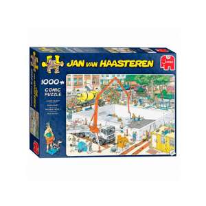 Jan van Haasteren Piscină 1000 piese Puzzle Comic Cutie - Puzzle 3D & Puzzle cu burete