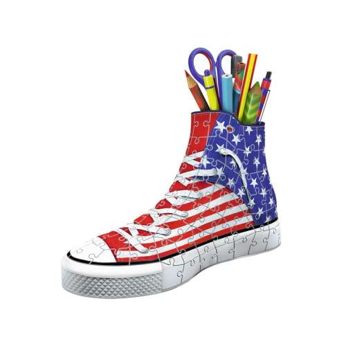 Ravensburger 3D Puzzle Amerika Sneaker, 3D puzzle buta z amerykańską flagą
