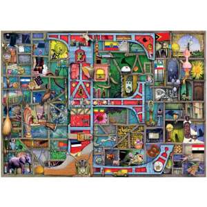 Ravensburger 1000 darabos kirakós játék, Csodálatos ABC E, E betű különböző tárgyakból és jelenetekből - Ravensburger Puzzle