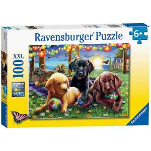 Puzzle 100 db - Kutyus piknik 55192913 Puzzle - Kutya
