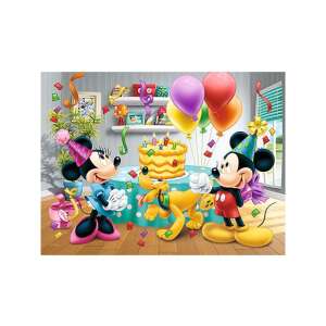Puzzle z urodzinowej imprezy Minnie Mouse i Mickey Mouse, 30 elementów, Trefl - Puzzle