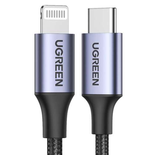 Kabel Lightning USB-C UGREEN PD 3A US304, 1,5 m