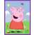 Peppa Pig coloring page, 4 in 1, Trefl Primo