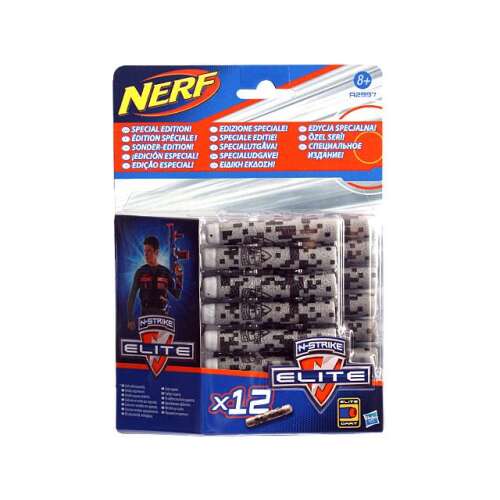Nerf: N-Strike Szürke szivacslövedék utántöltő 12db - Hasbro 55194719