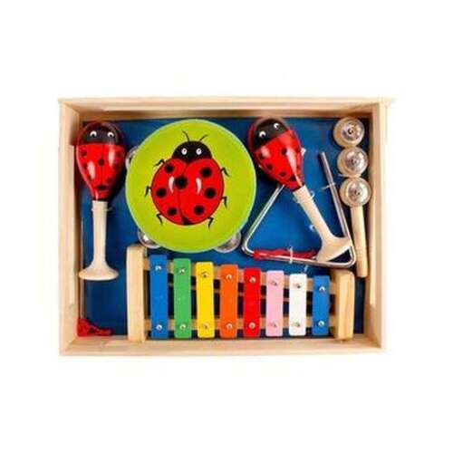 Katica drveni glazbeni instrument set od 6 komada 85004059
