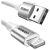 Kábel Lightning USB UGREEN 2.4A US199, 1.5m (ezüst) 55195474