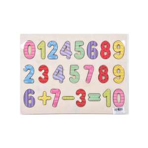 Holzsägezahnpuppe für Kinder, lerne Zahlen von 0 bis 9 mit diesem bunten Puzzle - Entwicklungsspiele für Kinder im Kindergartenalter