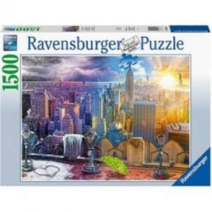 Ravensburger Puzzle 1 500 kom New York zimi-ljeti 107513347 - Puzzle