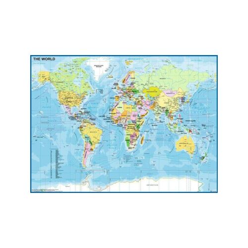 Puzzle Mapa Świata Ravensburger 200 elementów
