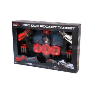 Tack Pro Pro Duo Pocket Target toy gun set with target, 2 guns, 12 darts, and a target - Toy Gun, Bullet