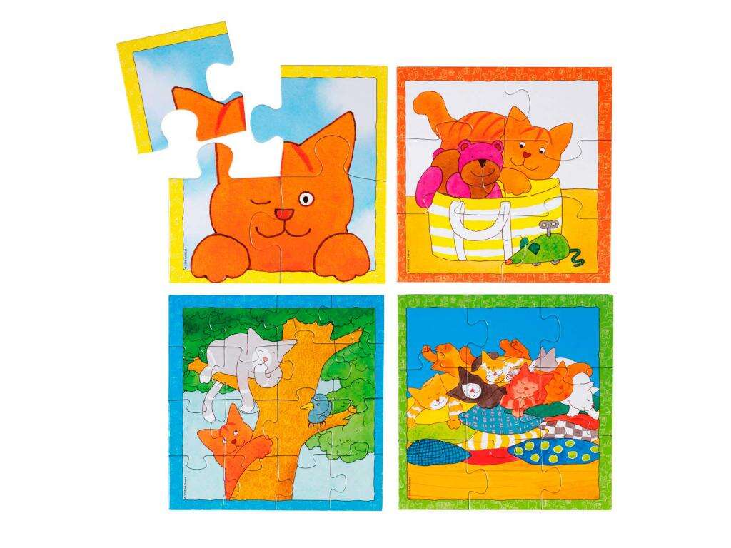 Puzzle Dikkie Dik 4 în 1