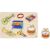 Goki Musical Instrument Puzzle - Wooden 5-Piece Set featuring guitar, piano, drum, xylophone, trumpet, maracas, and tambourine