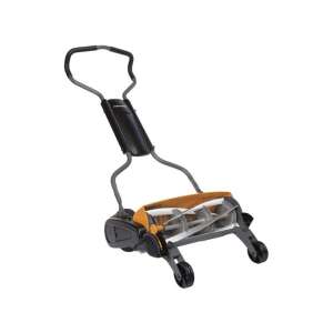 Ručná kosačka Fiskars StaySharp Max, oranžová a čierna, pohľad 3/4 - Fiskars