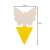 Dimensions of butterfly shaped sticky insect trap