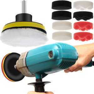 Set de 12 bureți de lustruire pentru burghiu, lustruire auto, detailing auto - Accesorii pentru unelte