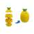 Clementoni Baby Fruit Puzzle Pineapple, stackable toy for babies, yellow and green, made in Italy