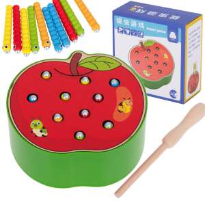 Magnetic toy fishing insects vegetables