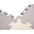Foam puzzle mat/children's playpen 36pcs grey-ecru 66851171