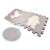 Foam puzzle mat/children's playpen 36pcs grey-ecru 66851171