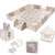 Foam puzzle mat/children's playpen 36pcs grey-ecru 66851171