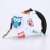 Retractable dog leash with owl pattern, 5m long, for small dogs up to 8kg