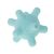 Ikonka textured sensory ball, blue spiky ball for baby development