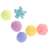 Set of 6 soft sensory balls for babies, with different textures and sounds