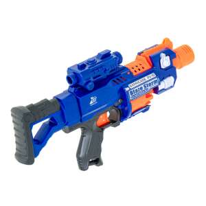 Blaze Storm Barricade RV-10 pistolă de jucărie albastră cu lunetă și 20 săgeți din spumă - Arme de jucărie, gloante