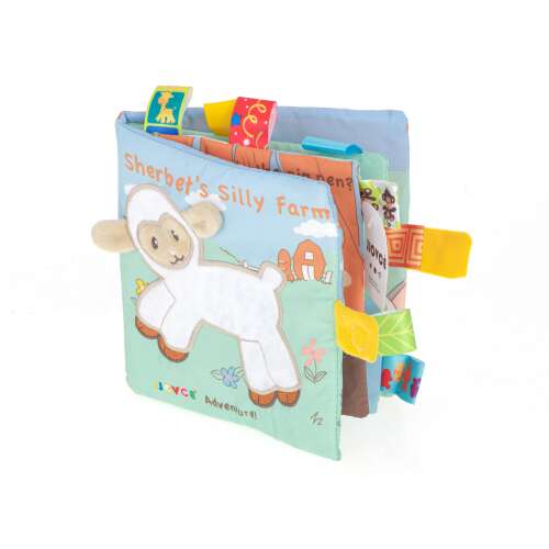 Sensory book binder label sheep 58329585