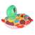 Inflatable turtle baby swim ring, perfect for pool or beach fun