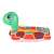 Inflatable turtle baby swim ring with handles, perfect for pool or beach fun