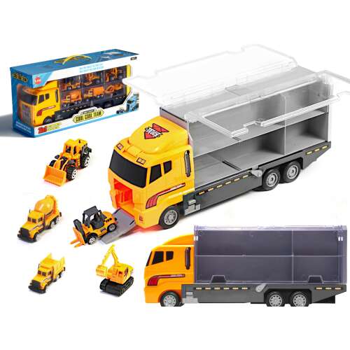 Transportwagen TIR-Werfer + Metallwagen für Baumaschinen