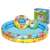 Bestway aufblasbares Pool-Set mit Schwimmring, Ball und Meerestierdesign