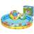Bestway aufblasbares Pool-Set mit Schwimmring, Ball und Meerestierdesign