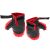 Pár červených a čiernych boxerských rukavíc