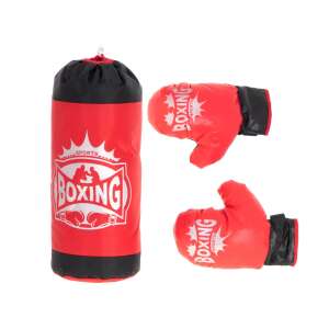 Set de box cu sac de box roșu și mănuși de box - Saci de box și mănuși de box