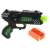 Ikonka DARK WARS toy gun with foam darts, close-up