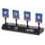 Shoot a Target electronic target game with 4 targets, digital display, sound and light effects