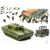 Kik Katonai bázis toy tank and military vehicle, army playset