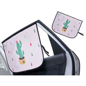 Parasolar auto cu prindere magnetica Cactus