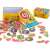 Gyümölcs és zöldség puzzle 25 darabos, szórakoztató és oktató játék gyerekeknek, színes gyümölcsökkel és zöldségekkel vicces arcokkal