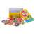 Gyümölcs és zöldség puzzle 25 darabos, szórakoztató és oktató játék gyerekeknek, színes gyümölcsökkel és zöldségekkel vicces arcokkal